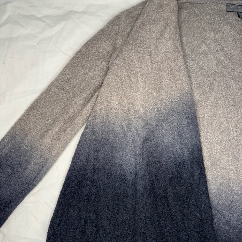Barefoot Dreams Bamboo Chic‎ Lite Ombré Open Front Cardigan S/M - Picture 3 of 7